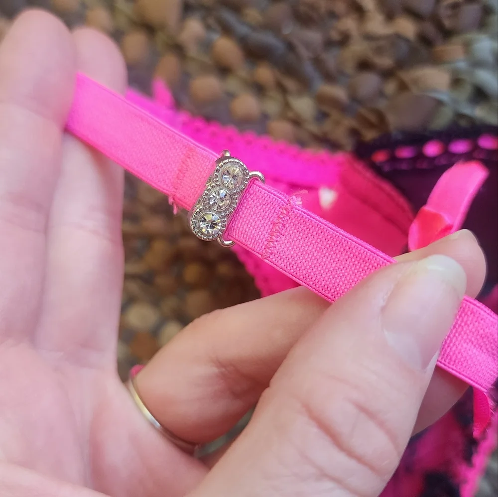 Native Hot Pink Thong Lace Panty